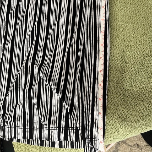 NWOT ROBERT LOUIS XL pin strip high waist wide leg dress pants - Picture 8 of 10